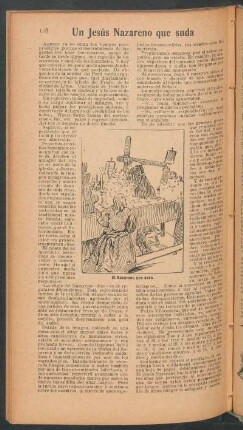 Un Jesús Nazareno que suda