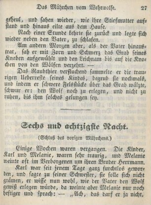 Sechs und achtzigste Nacht