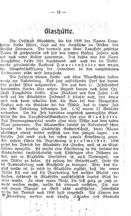 Glashütte.