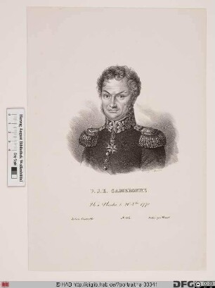 Bildnis Pierre-Jacques-Étienne Cambronne (1822 vicomte de)