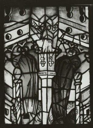 Architekturdetail und Gewänder