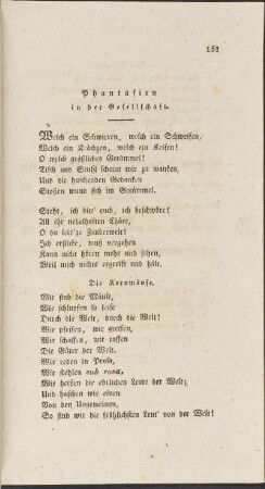 Phantasien in der Gesellschaft.