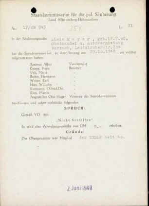 Mayer, Alois