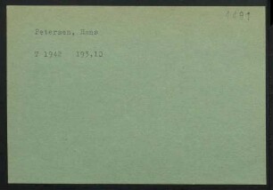 Petersen, Hans