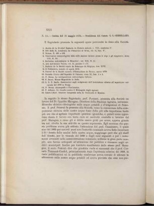 N. 13. - Seduta del 18 maggio 1879.
