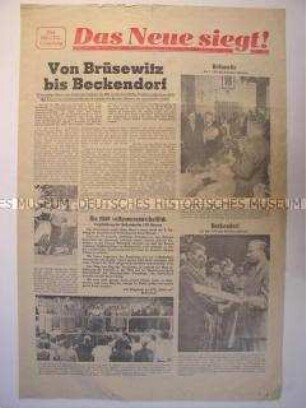 Sonderdruck anlässlich der Gründung der 800. LPG des Bezirkes Schwerin