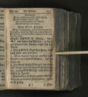 [Der XCIX. Psalm. - Der CXI. Psalm.]