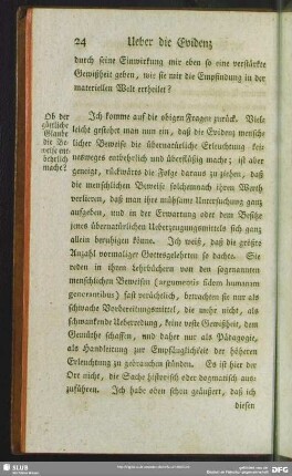 Ob der göttliche Glaube die Beweise entbehrlich mache?