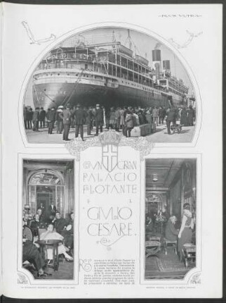 Un gran palacio flotante - el "Giulio Cesare"
