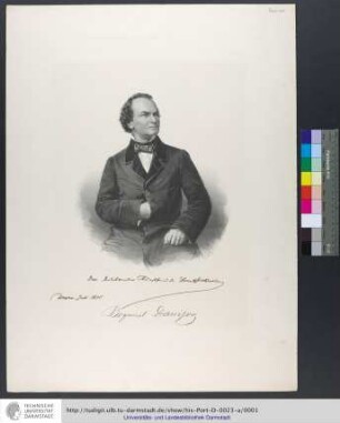 Bogumil Dawison / Lith. u. gedr. bei Fr. Hanfstaengl