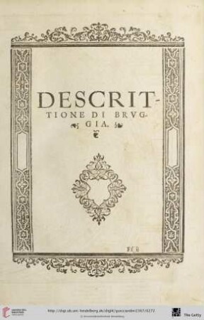 Descrittione di Bruggia