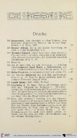 Drucke (Nr. 308-375i)