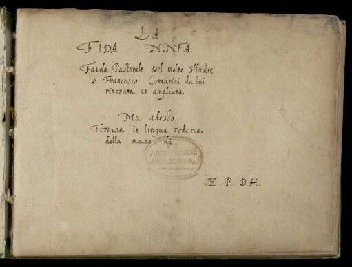 La fida Ninfa, dt.