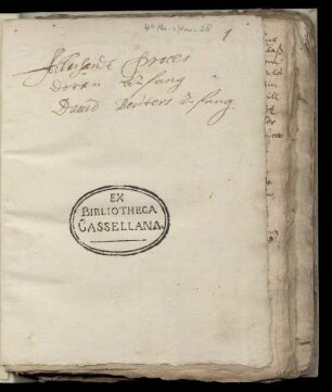 Chemische Kollektaneen: David Beuther. Erasmus Mittelbach. Bernhard Schlachter. Paracelsica. Johann Eckel. Chemische und medizinische Rezepte und Kurztraktate