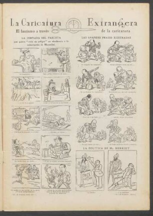 La caricatura extrangera - [Varias caricaturas] : El fascismo a través de la caricatura