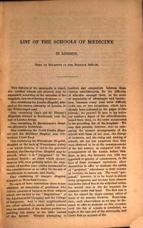 The lancet. 1835/36, Vol. 1