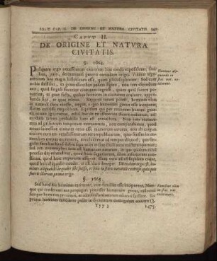 Caput II. De Origine Et Natura Civitatis