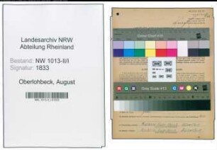 Entnazifizierung August Oberlohbeck , geb. 14.07.1901 (Kaufmaennischer Angestellter)