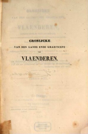 Cronijcke van den lande ende graefscepe van Vlaenderen, ... van de jaeren 405 tot 1492, 1