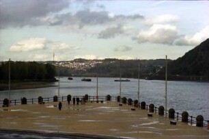 Koblenz: Zusammenfluss Mosel und Rhein vom Deutschen Eck