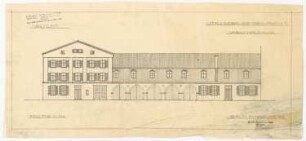 Schloss Erxleben Umbau I: Stallgebäude: Ansicht 1:100