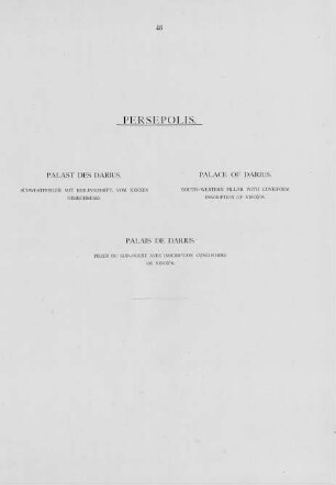 46. Südwestpfeiler mit Keilinschrift, vom Xerxes herrührend