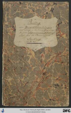 Sammlung von Generalverordnungen: Statuten