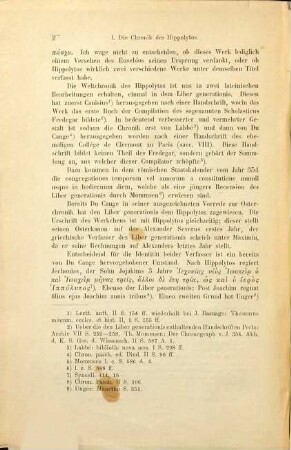 Sextus Julius Africanus und die byzantinische Chronographie, 2,1. Die Nachfolger des Julius Africanus