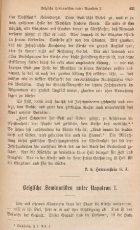433-447 Belgische Semniaristen unter Napoleon I.