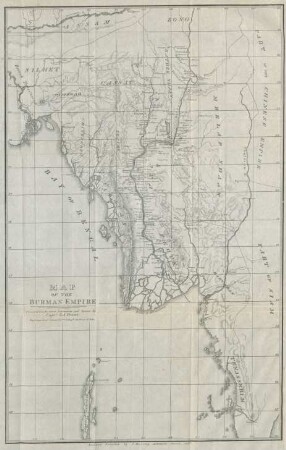 Map of the Burman Empire