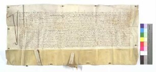 Vertrag zwischen dem Abt und Konvent von Maulbronn und Philipp von Flörsheim (Flersheim) wegen Verleihung und Präsentation zur Kaplanei Hergisheim.