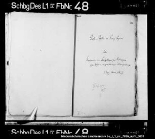 Schuldforderung der Schule zu Stadthagen an Georg Gogreve