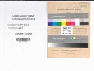 Entnazifizierung Bruno Banach , geb. 01.10.1893 (Kaufmann)