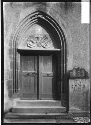Schwäbisch Hall Sankt Urban Kirche Eingangstür