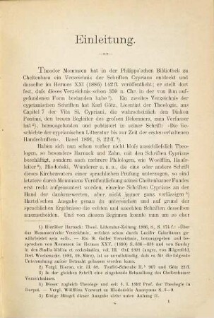 Des hl. Thascius Caecilius Cyprianus Tractat: "De bono pudicitiae"