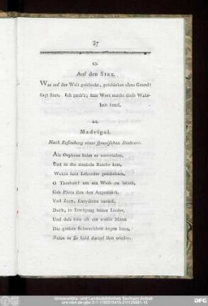 23. Auf den Stax.