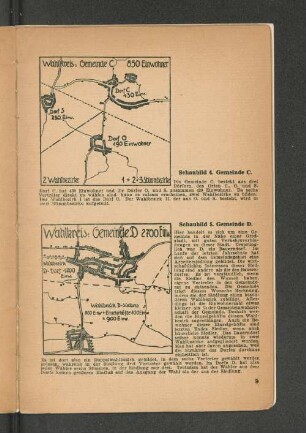 Schaubild 4. Gemeinde C. und Schaubild 5. Gemeinde D.