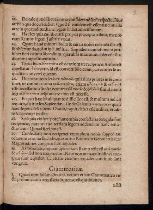 Grammaticae.