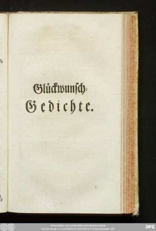 Glückwunsch-Gedichte.