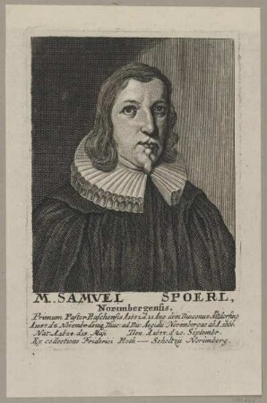 Bildnis des Samvel Spoerl