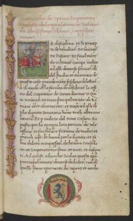 De optimo imperatore, ital. Übersetzung von Crisostomo Colonna