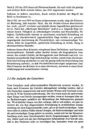 2.5. Die Aufgabe des Gutachters