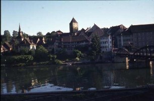 Die Altstadt von Kaiserstuhl im Aargau