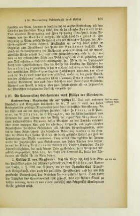 § 20. Die Unterwerfung Griechenlands durch Philipp von Mazedonien