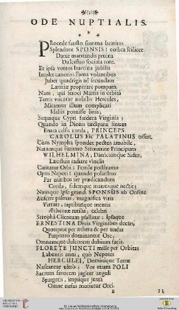 Ode nuptialis