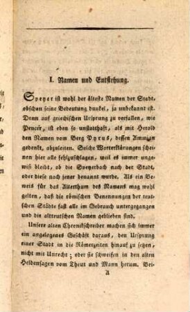 Geschichte und Beschreibung von Speyer