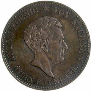 Münze, Taler, 1836
