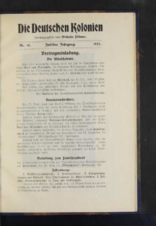 Einladung zum Familienabend