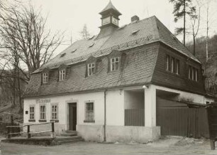 Albernau an der Mulde, Gaststätte "Rechenhaus" : Vorderansicht