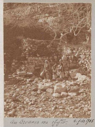 Am Brunnen von eg-gib [edsch-dschib, edj-djib]. 4. Febr. 1905
